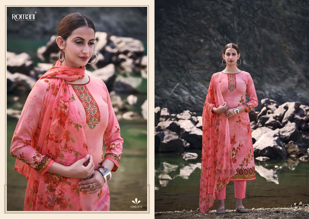 Romani Kiara 2 Cotton Fancy Ethnic Wear Ready Made Designer Dress Collection